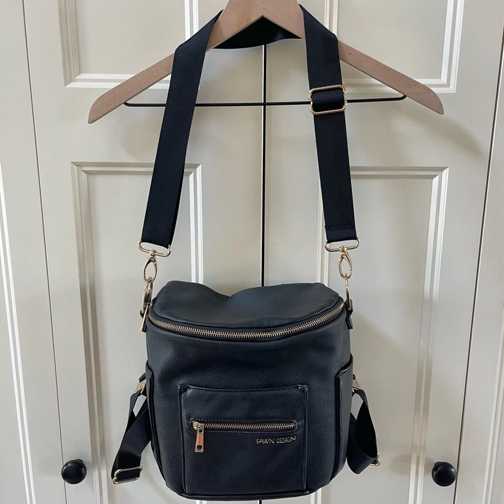Fawn Design Mini Convertible Faux Leather Bag